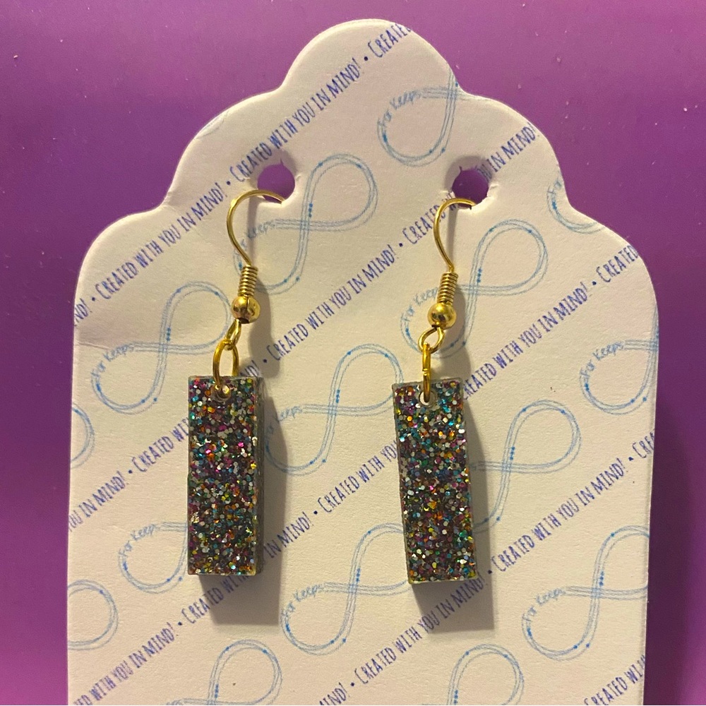For Keeps Confetti Glitter Earrings